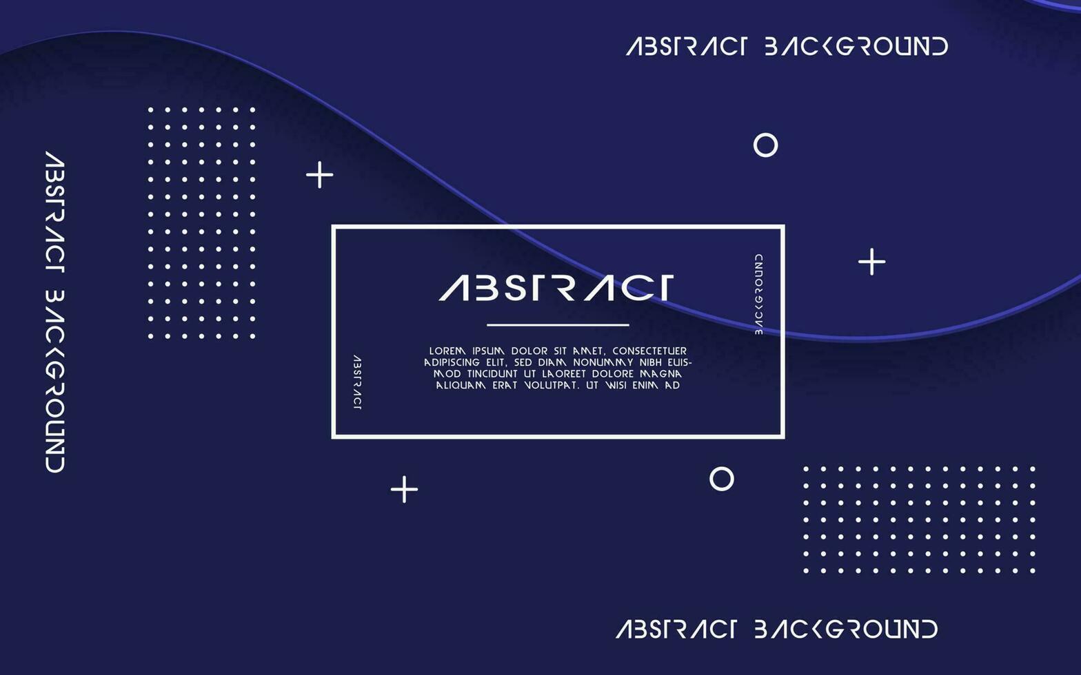 abstract blue color paper cut background banner design vector
