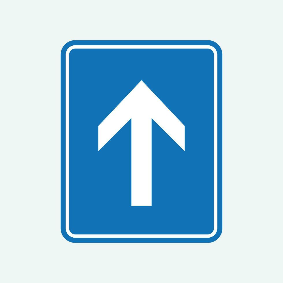 One Way traffic The Illustration vector