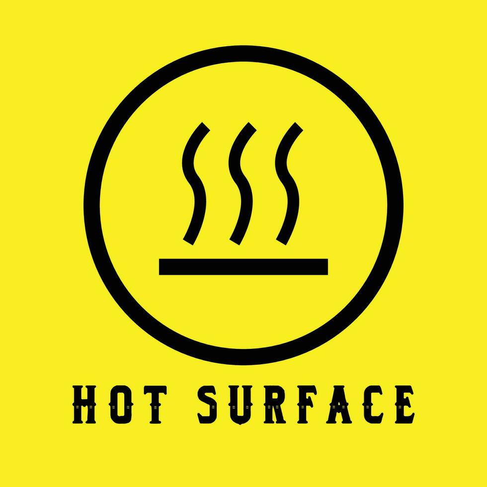 Hot Surface Symbol 24611162 Vector Art at Vecteezy