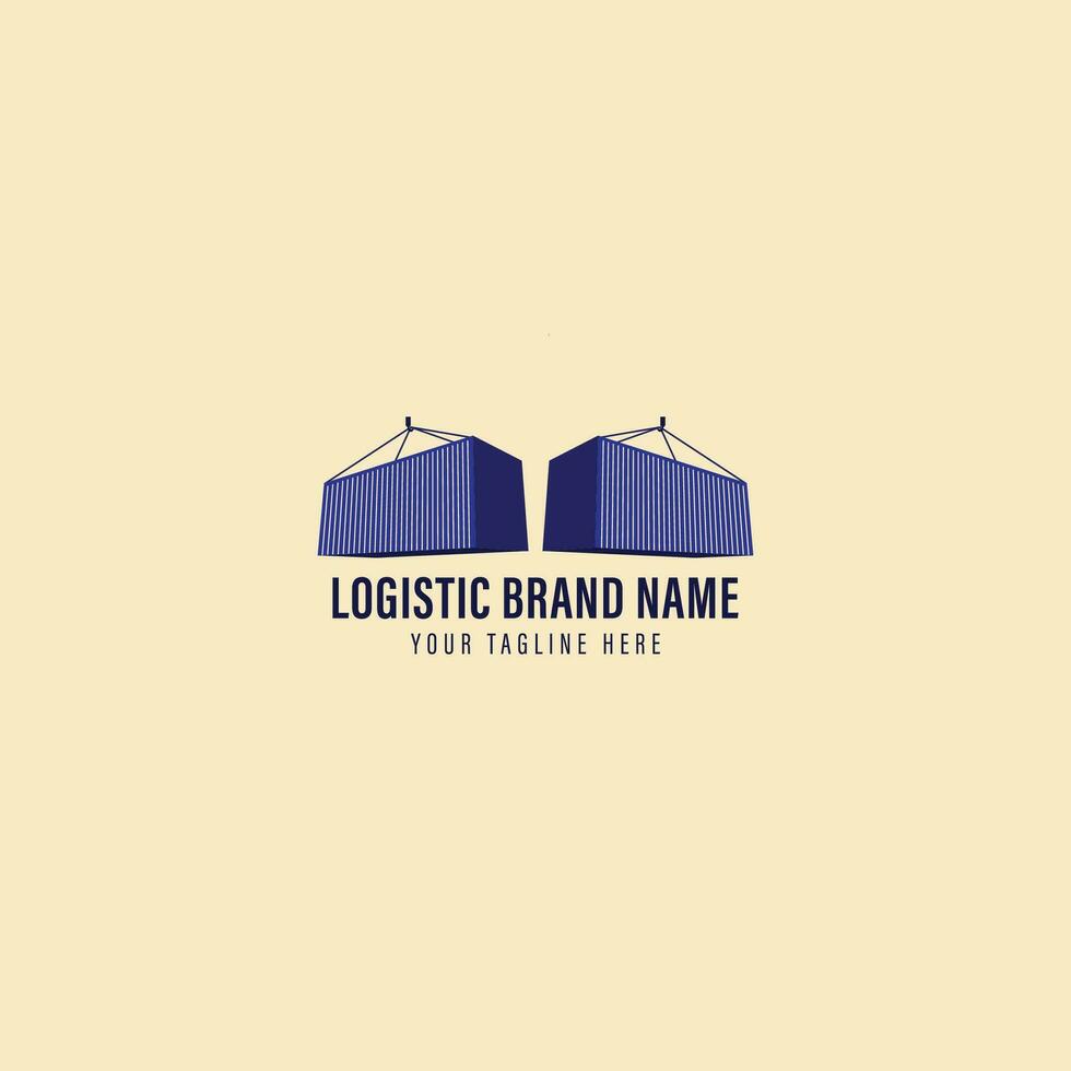 logistic logo vector