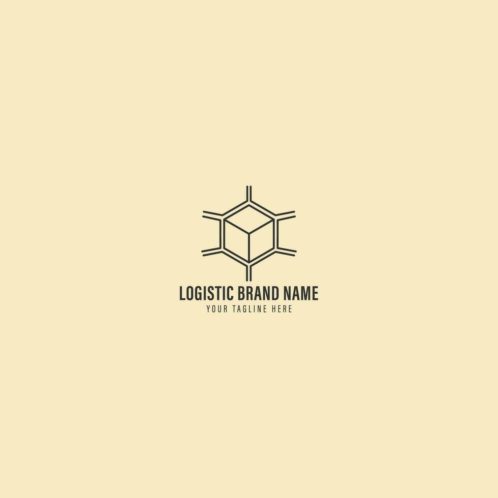 logistic logo vector