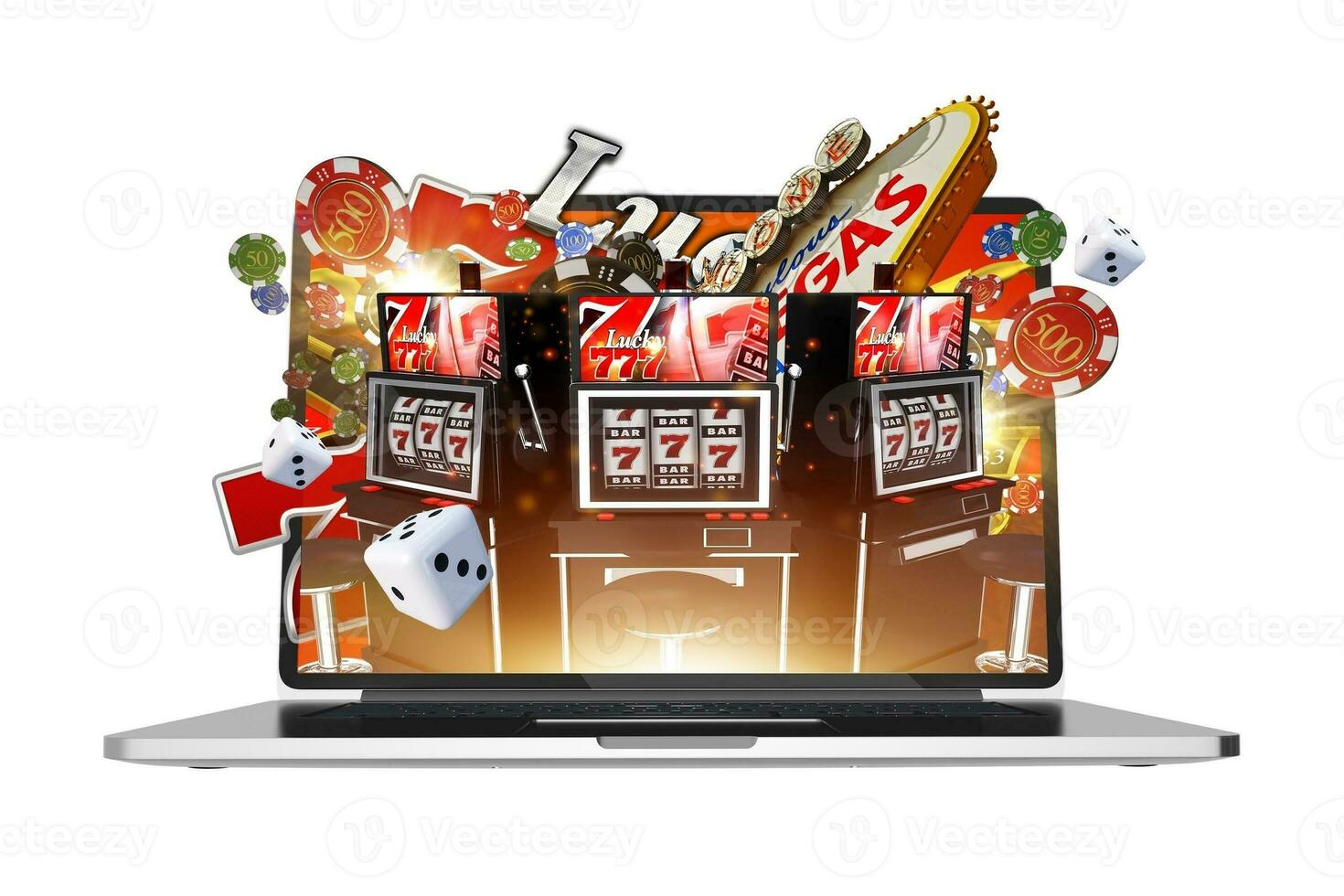 Online Gambling on Laptop photo