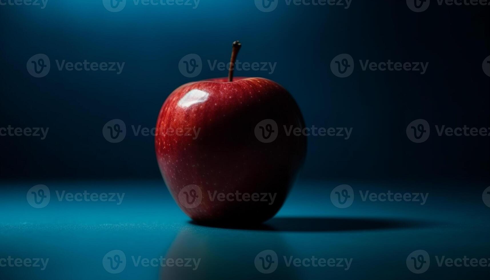 Juicy apple, ripe and fresh, a vibrant drop of refreshment generated by AI photo
