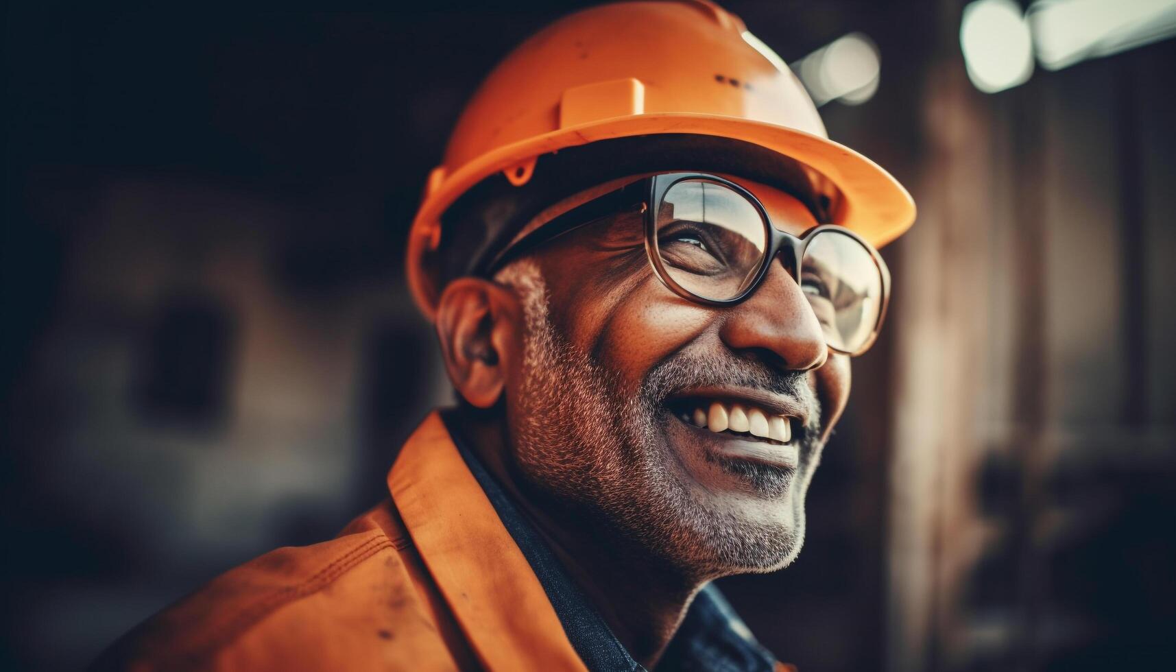 Young and mature construction workers exude confidence and expertise generated by AI photo