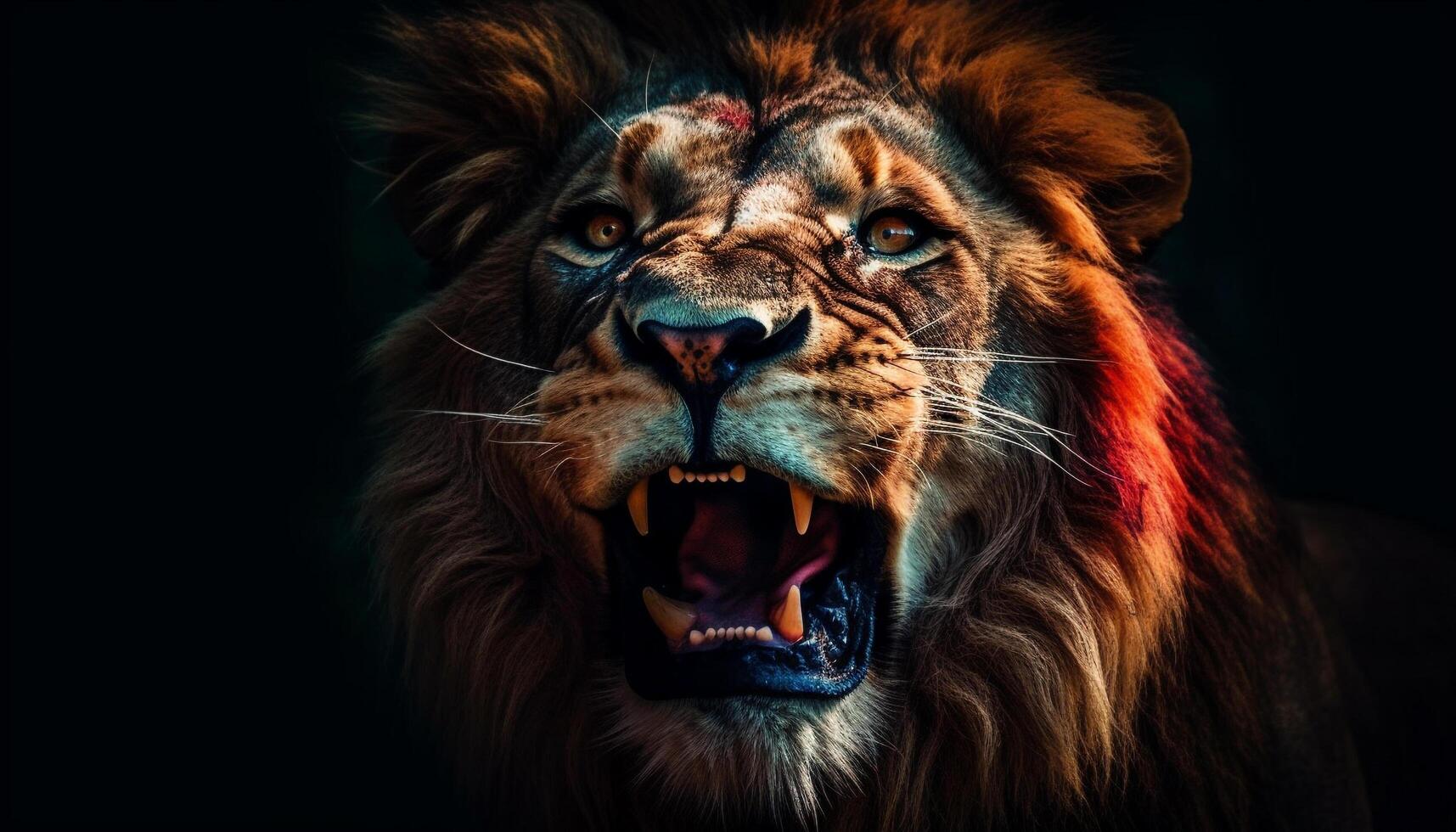 Angry Lion Background Wallpaper 76038 - Baltana
