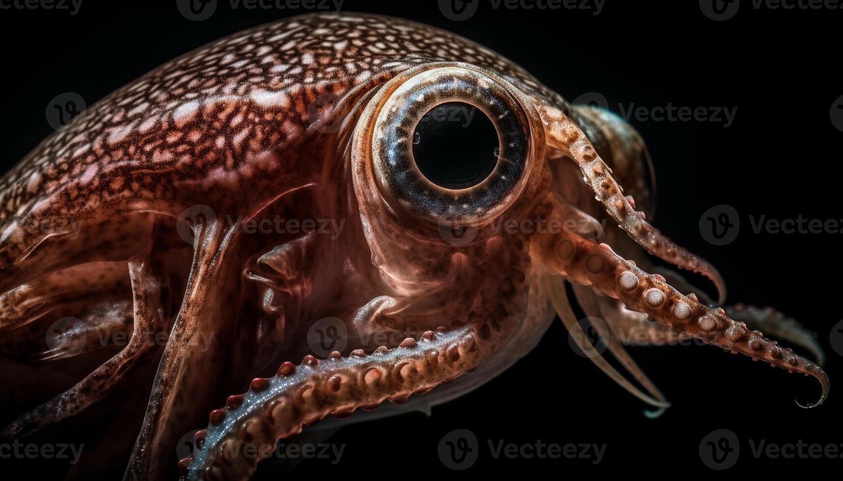 Sharp crab claw in close up, beauty in natural underwater portrait generated by AI photo