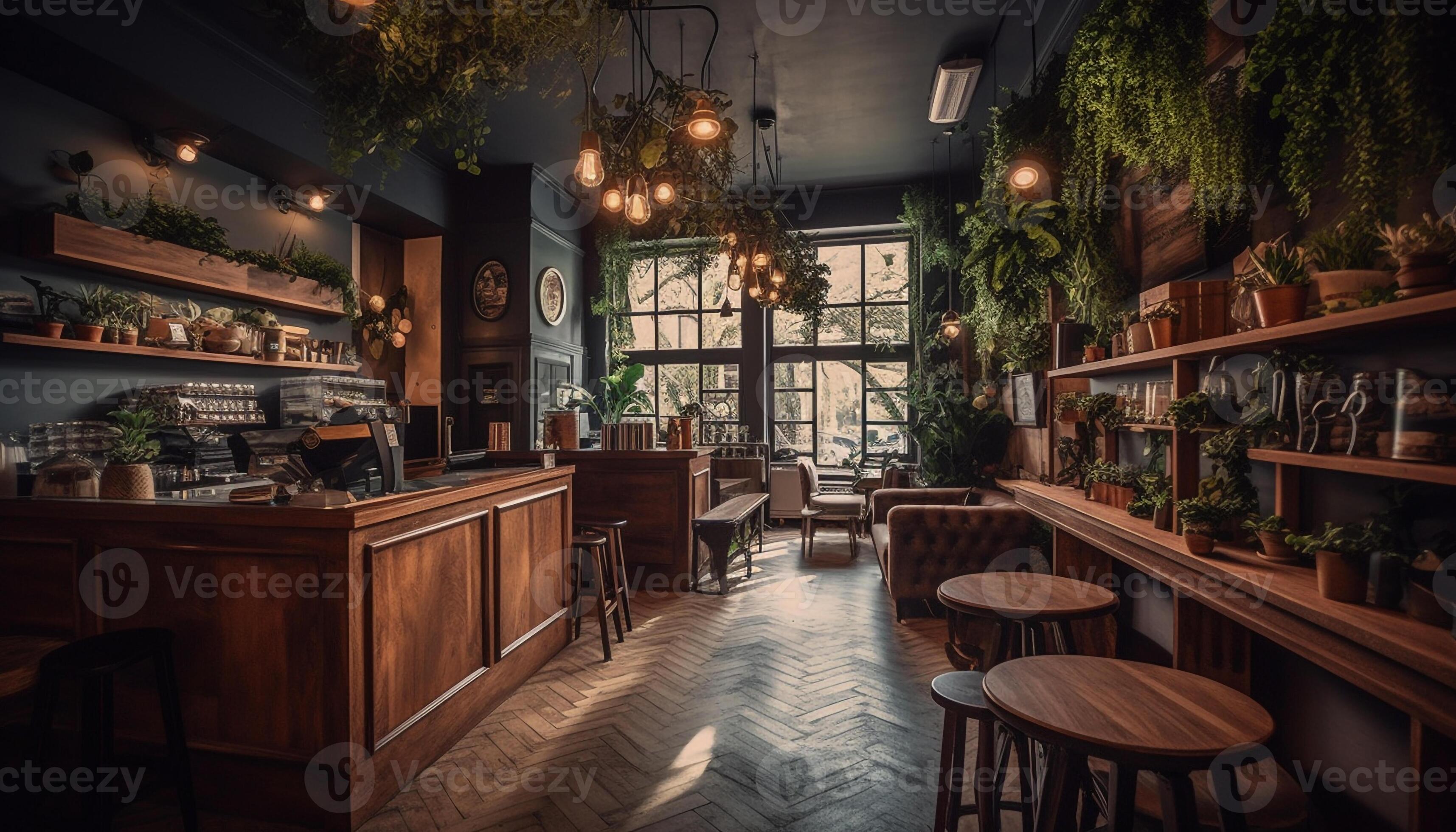 Modern rustic elegance illuminates comfortable home interior with bar  decoration generated by AI 24616435 Stock Photo at Vecteezy