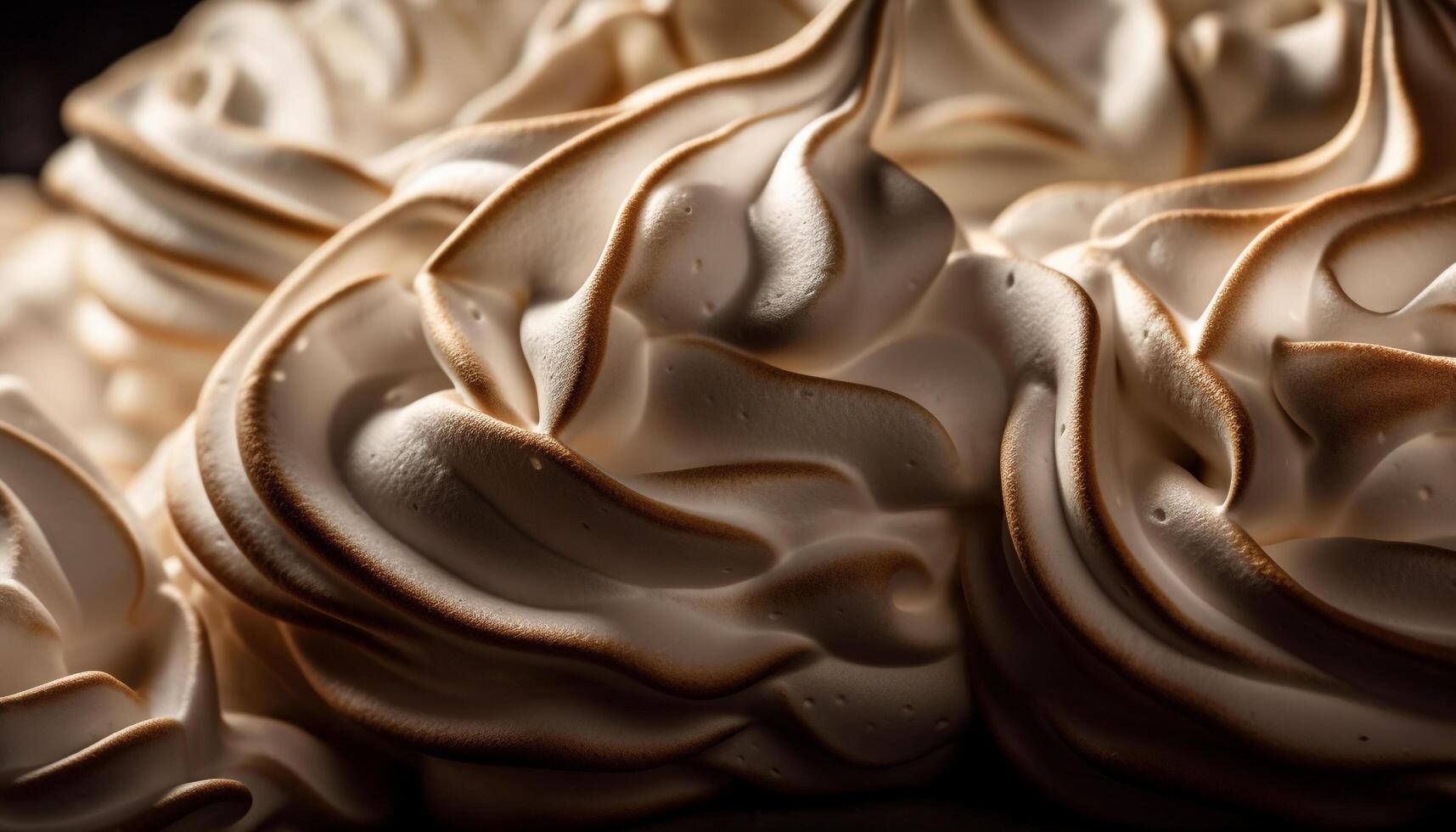 Smooth chocolate spiral indulgence, a gourmet dessert mixing luxury ingredients photo