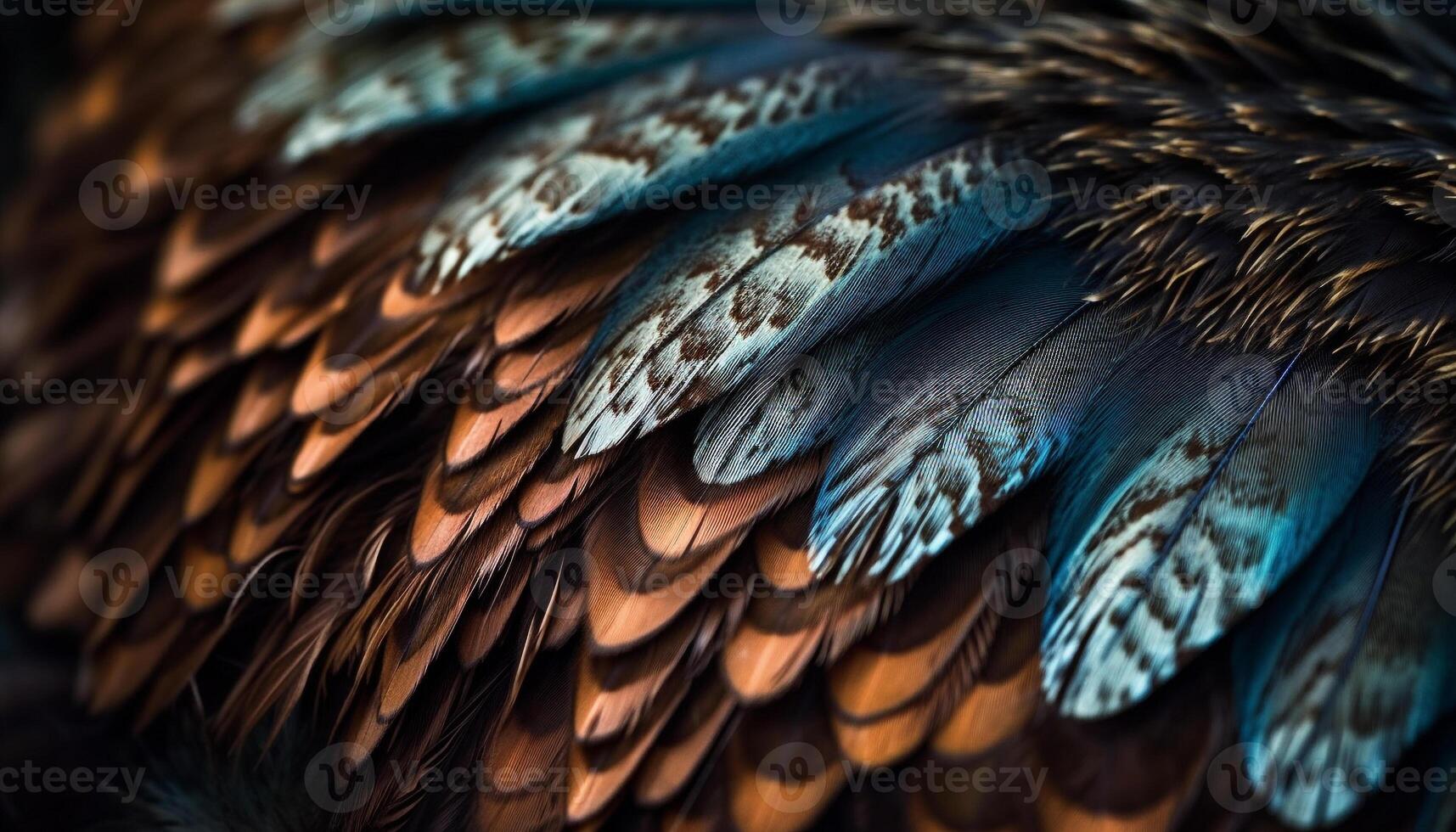 vibrante guacamayo plumas escaparate belleza en naturaleza multi de colores patrones generado por ai foto