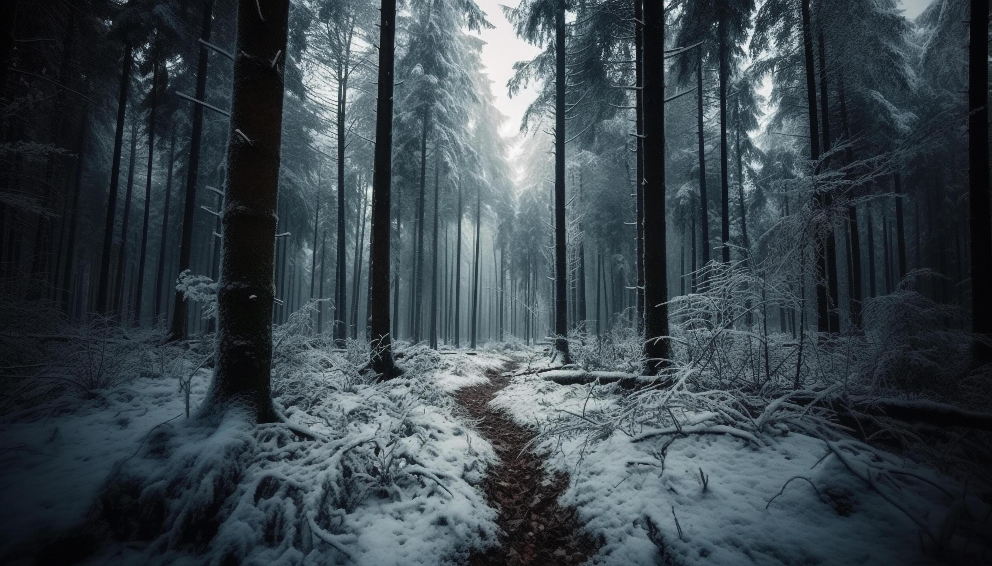 Eerie Forest Wallpaper Hd 