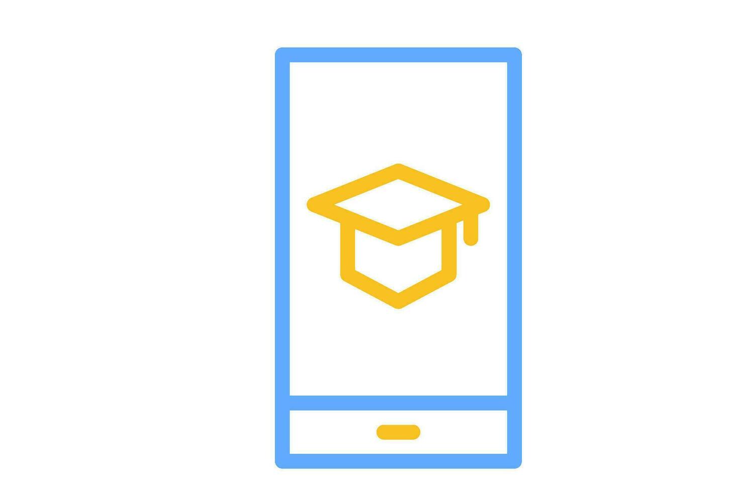 education gradient icon illustration vector