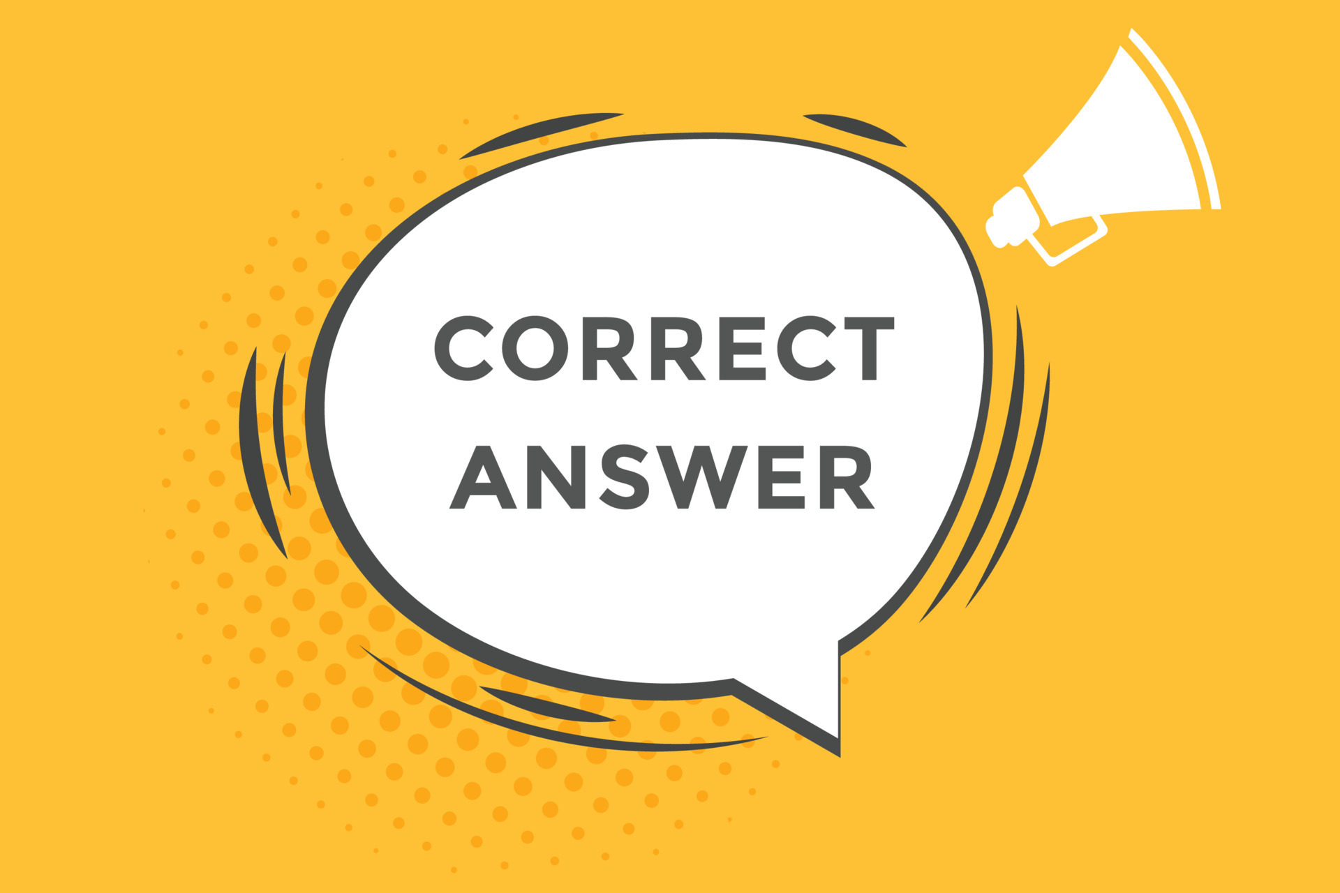 correct answer vectors, sign, level bubble speech correct answer ...