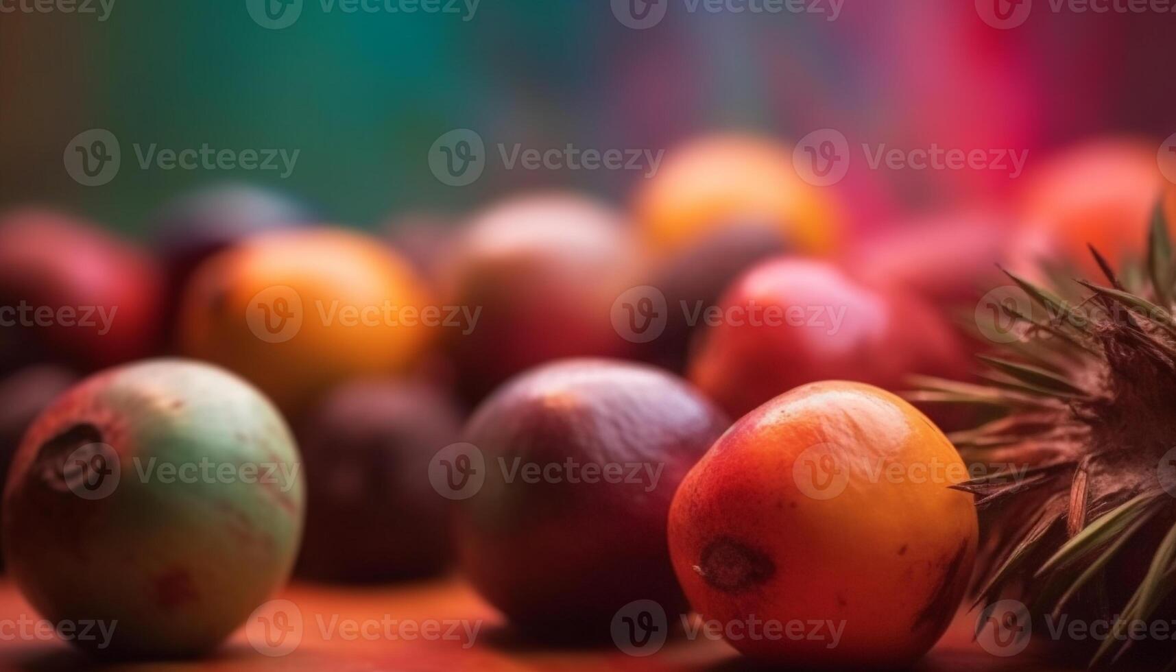 Vibrant autumn harvest ripe fruit, fresh nature, healthy food generated by AI photo