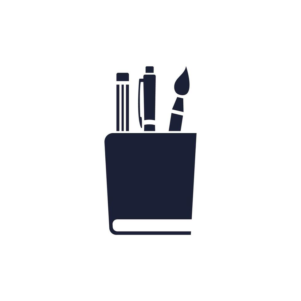 Stationery Logo Template Design with Vector Concept