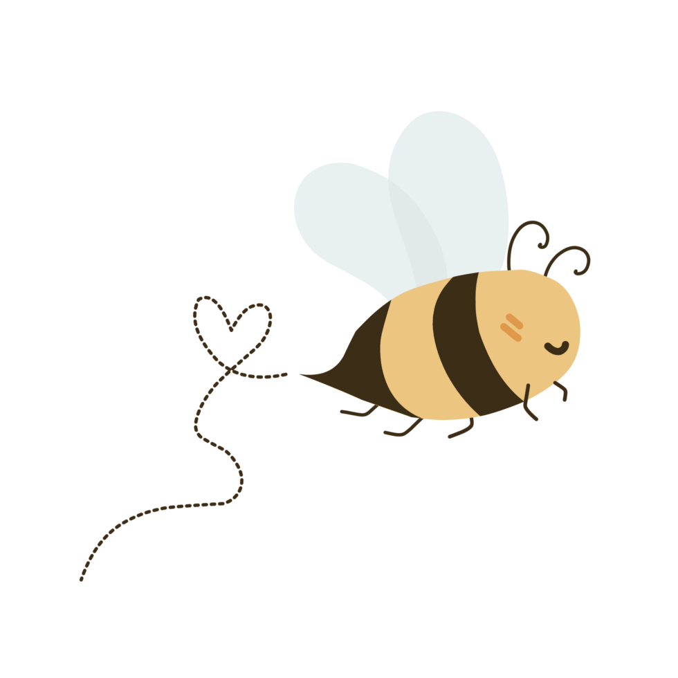 Cute honey bee png