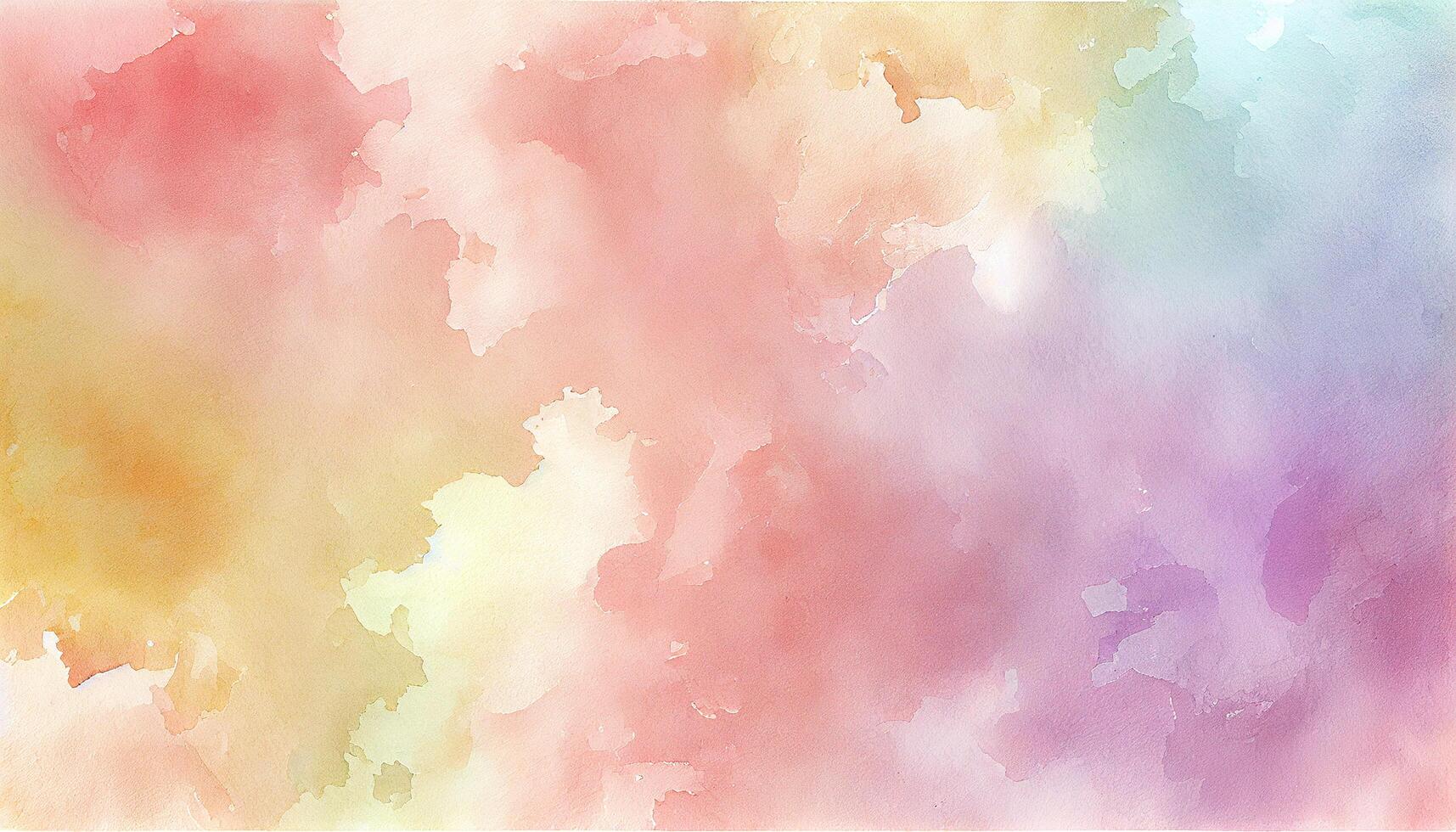 Vibrant watercolor illustration on stained paper backdrop , photo