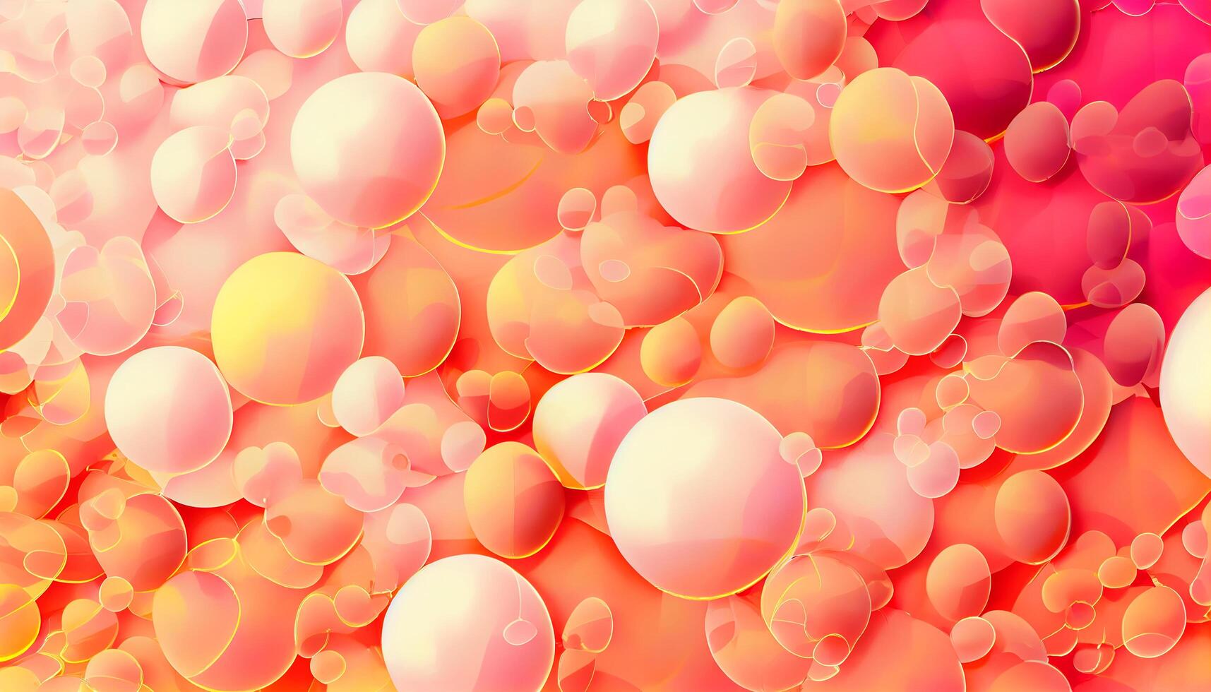 orange and pink bubbles pattern background , photo