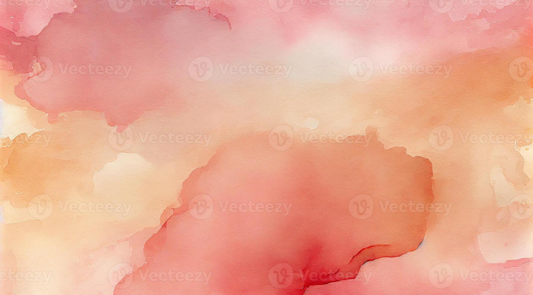 Abstract watercolor painting in vibrant pink and blue , photo