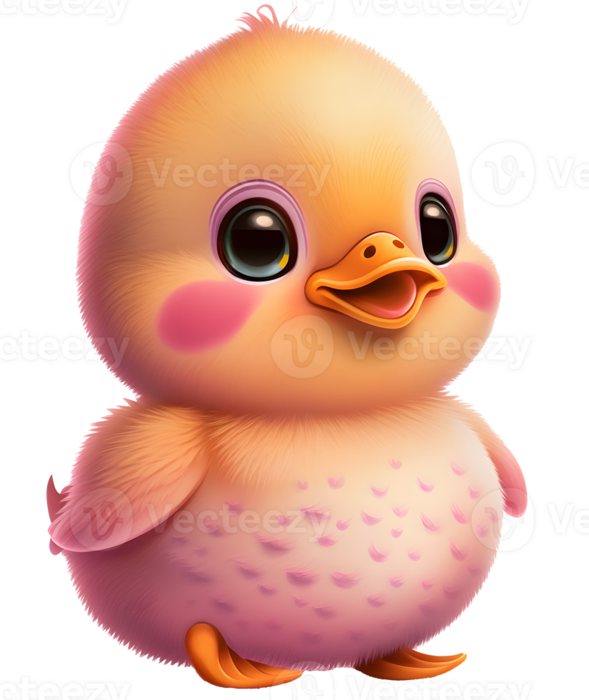 baby duck isolated, png