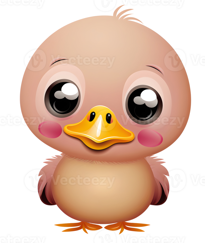 baby duck isolated, png