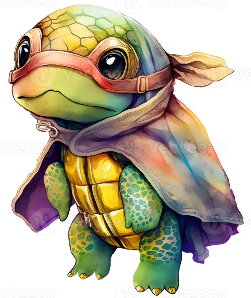 Tortuga atuendo, ai generativo png