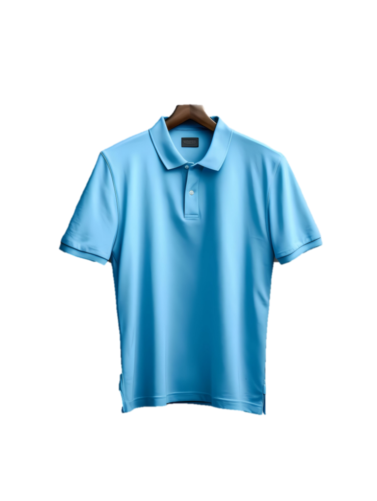 Blue Polo Shirt Mockup png