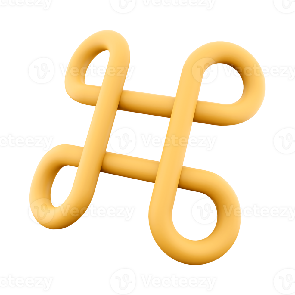 3d rendering Command button icon. 3d render Icon for giving a command icon. png