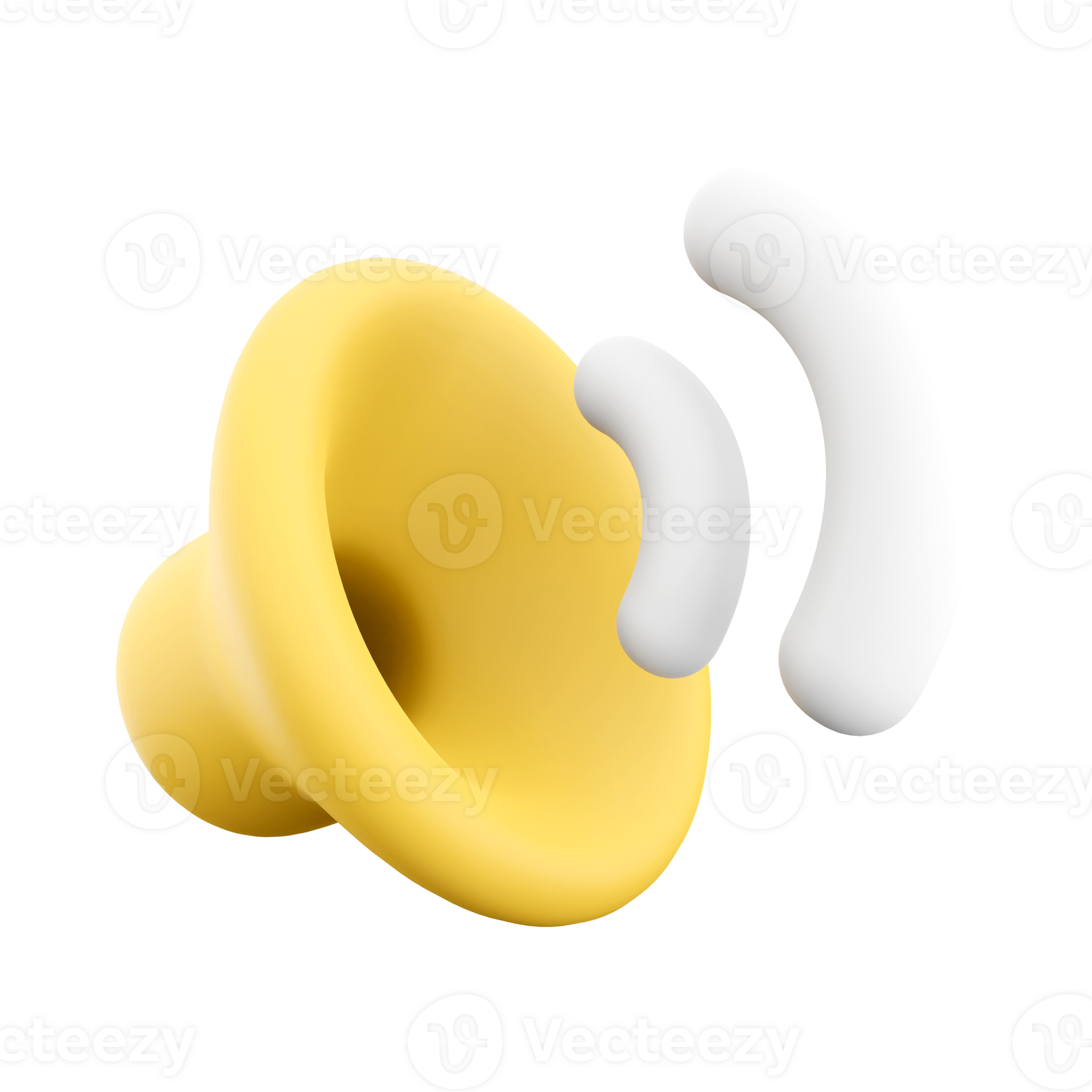 3d rendering sound icon. 3d render volume, Sound device icon. 24624567 PNG