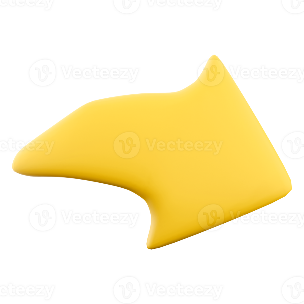 3d rendering forward icon. 3d render yellow forward or reply icon. png