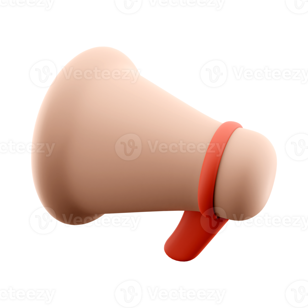 3d rendering loudspeaker icon. 3d render device for increasing voice, sound icon. png