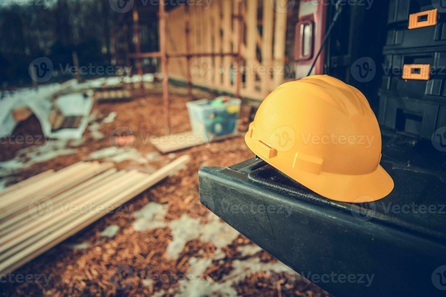 Hard Hat Construction Zone photo