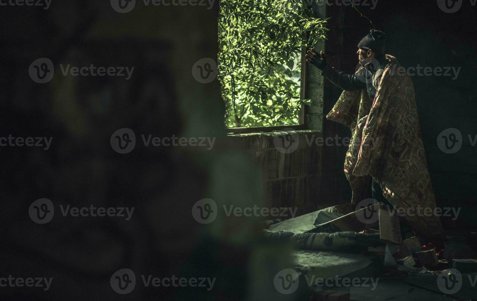 Mentally Sick Homeless Men Looking For a Hope photo
