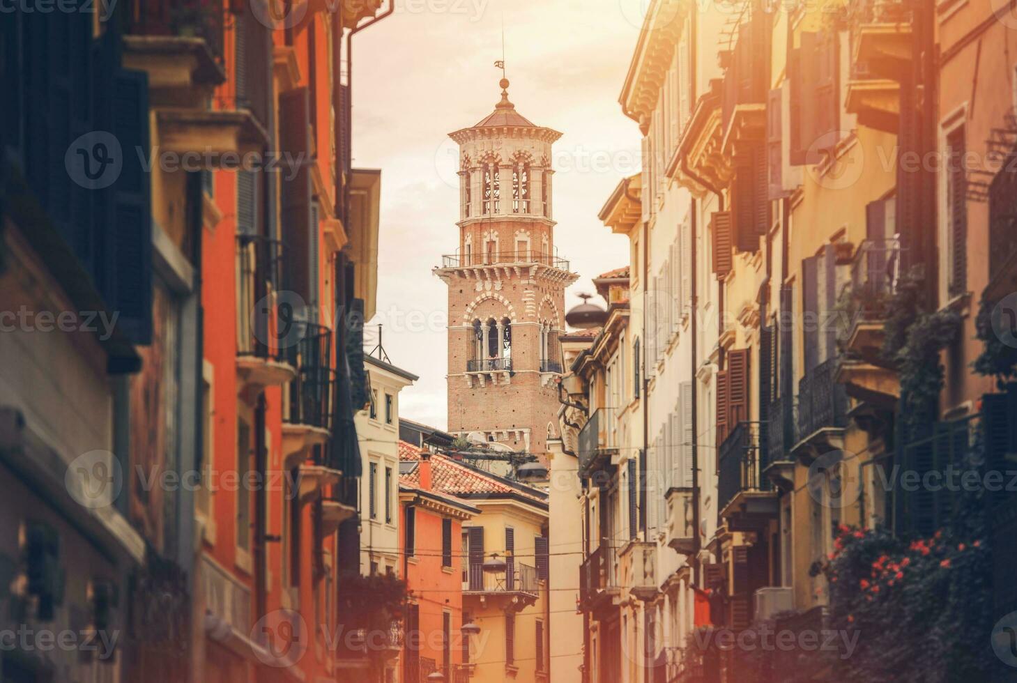 Streets of Verona Italy photo