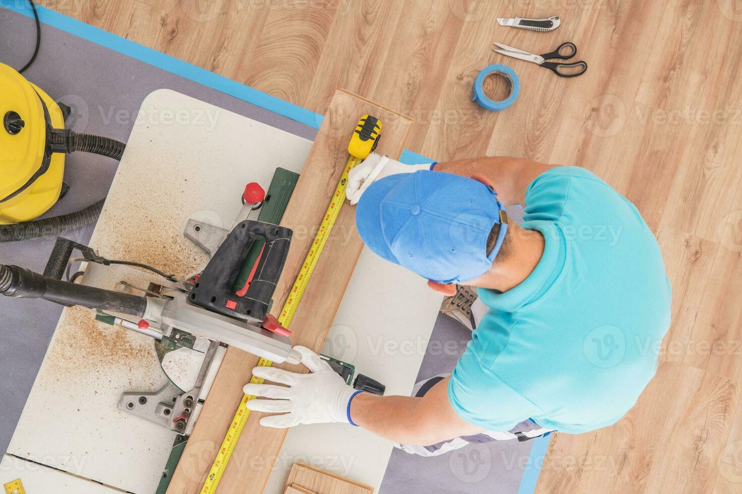 Flooring Contractor at Work photo