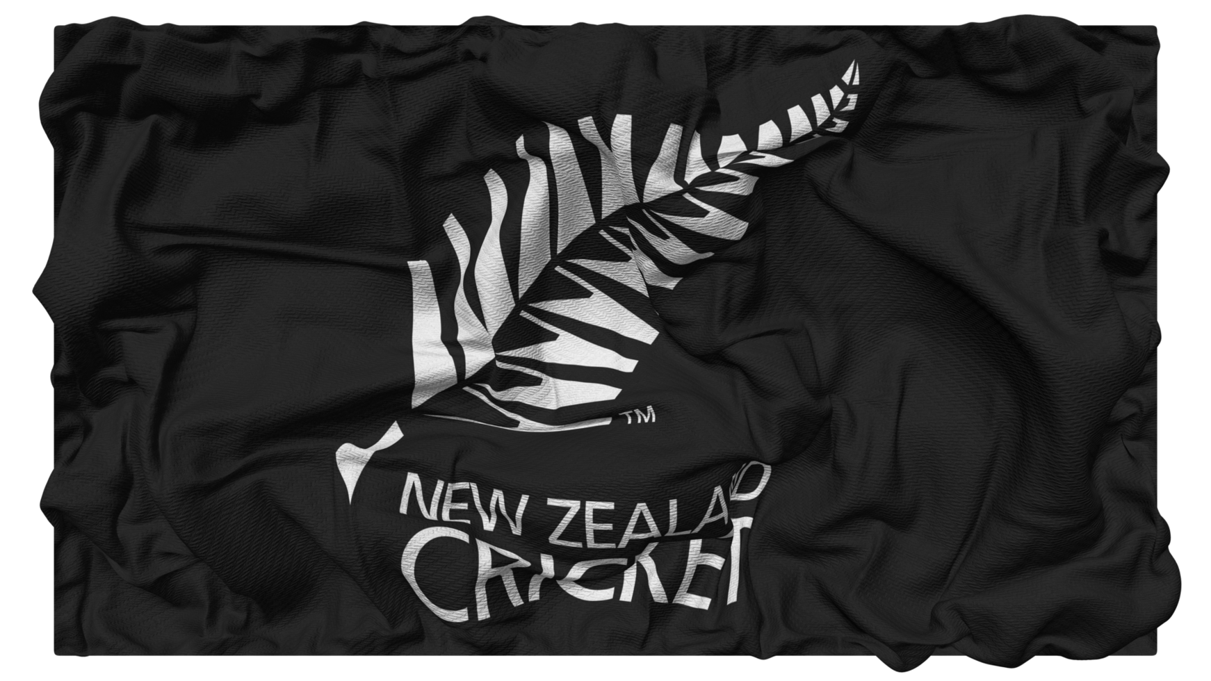 New Zealand Cricket, NZC Flag Waves with Realistic Bump Texture, Flag Background, 3D Rendering png