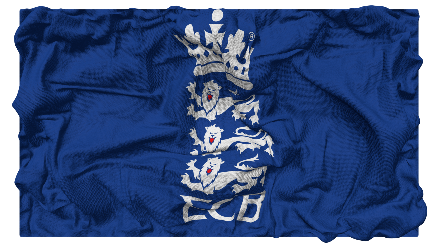 England and Wales Cricket Board, ECB Flag Waves with Realistic Bump Texture, Flag Background, 3D Rendering png