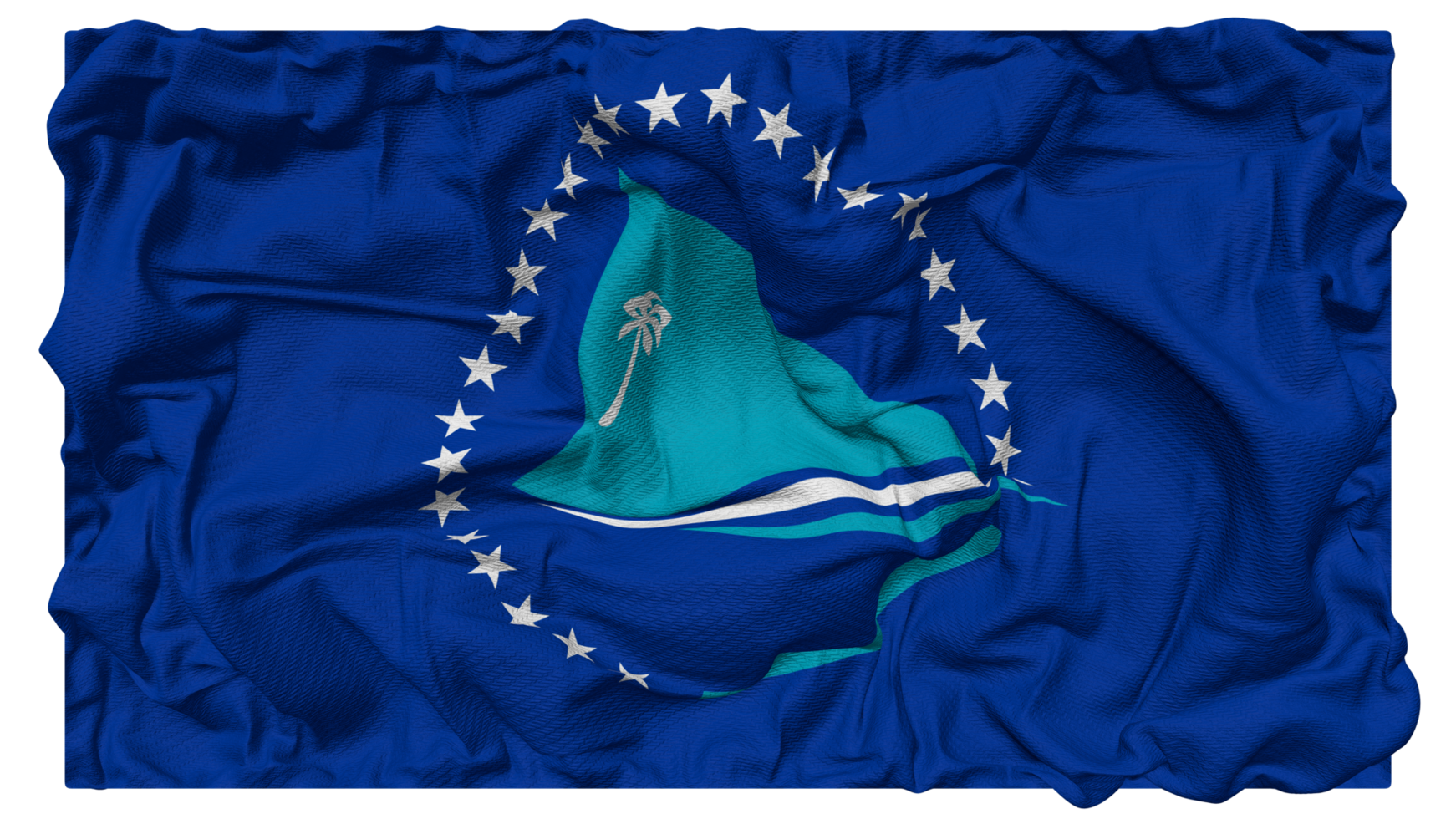 Pacific Community, PC, South Pacific Commission, SPC Flag Waves with Realistic Bump Texture, Flag Background, 3D Rendering png