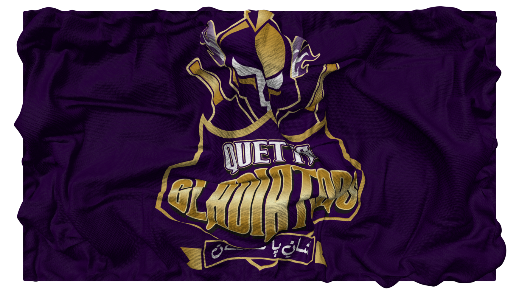 Quetta Gladiators, QG Flag Waves with Realistic Bump Texture, Flag Background, 3D Rendering png