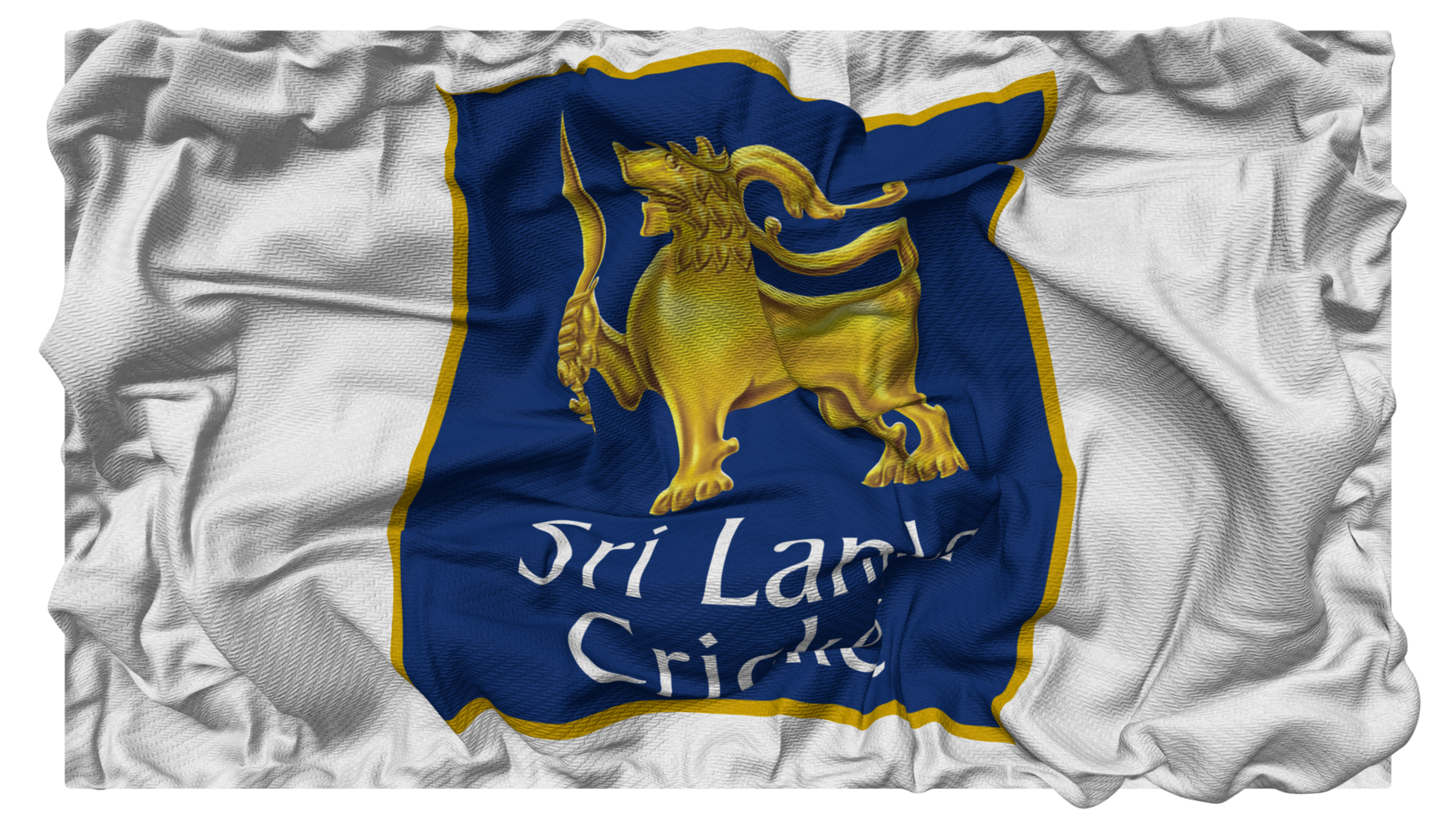 sri lanka Grillo, slc bandera olas con realista bache textura, bandera fondo, 3d representación png