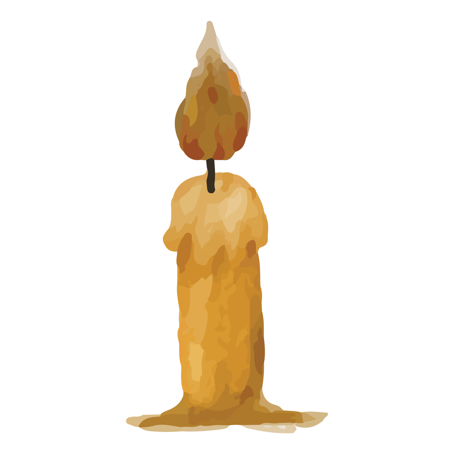 Candle Halloween Clip art Element Transparent Background 24625606 PNG