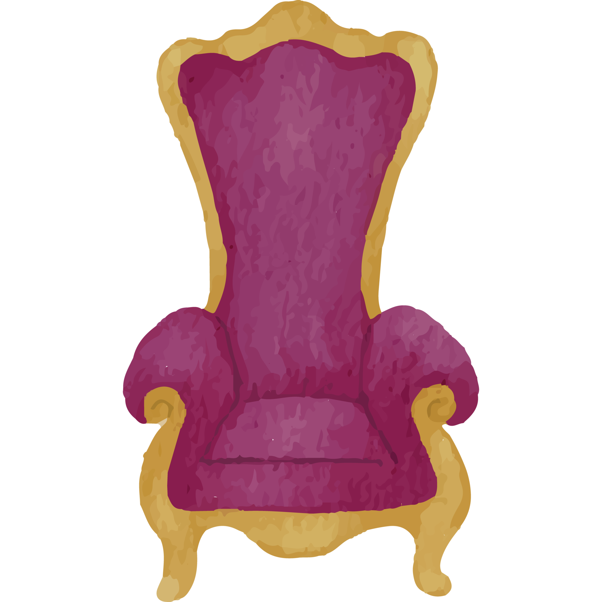 King’s throne Clip art Element Transparent Background 24625622 PNG