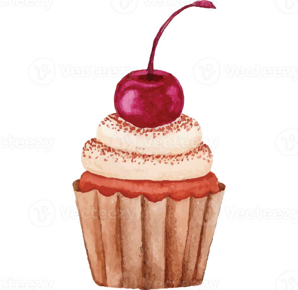 Cupcake, Fairy Cake Clip art Element Transparent Background png