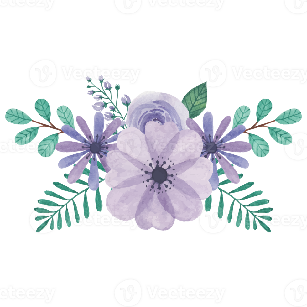 Flower bouquet, floral Clip art Element Transparent Background png