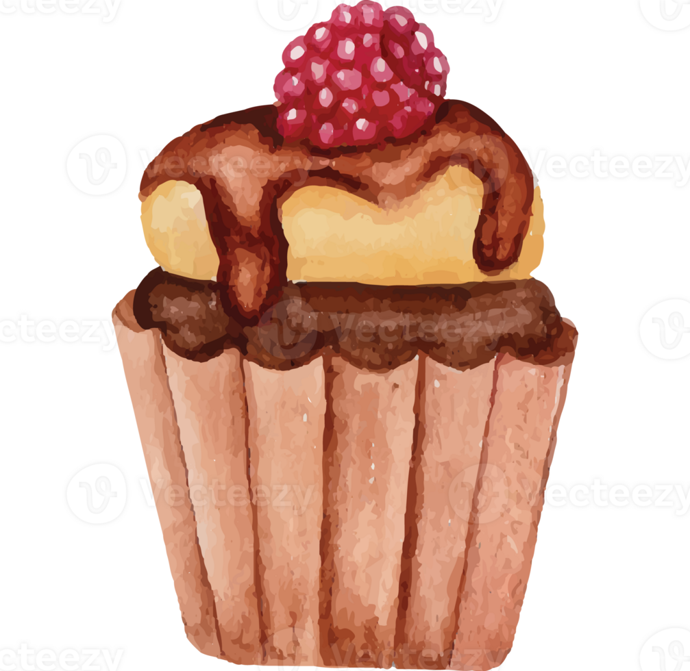 Cupcake, Fairy Cake Clip art Element Transparent Background png
