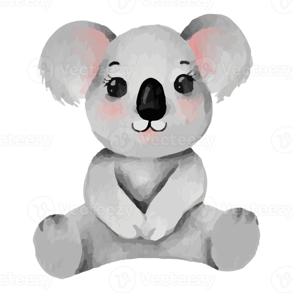 Cute Cartoon Koala, Lazy koalas Clip art Element Transparent Background png