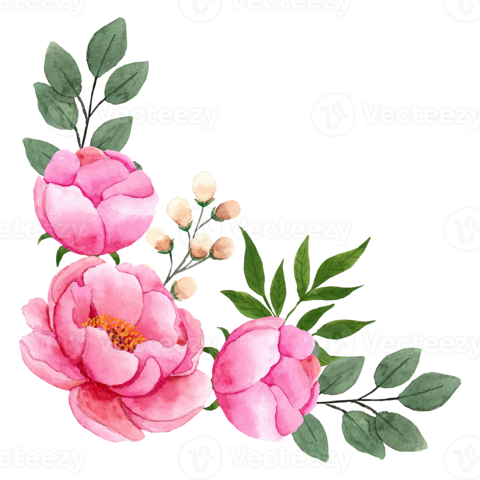 skön blomma, blommig bukett klämma konst element transparent bakgrund png