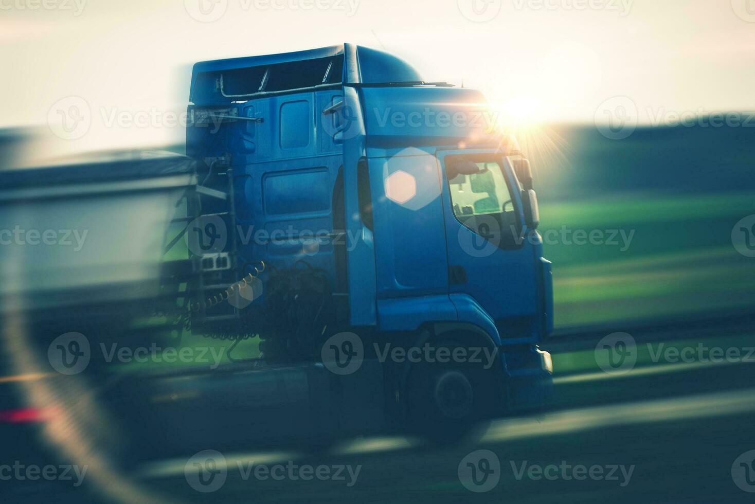 Semi Truck Transportation photo