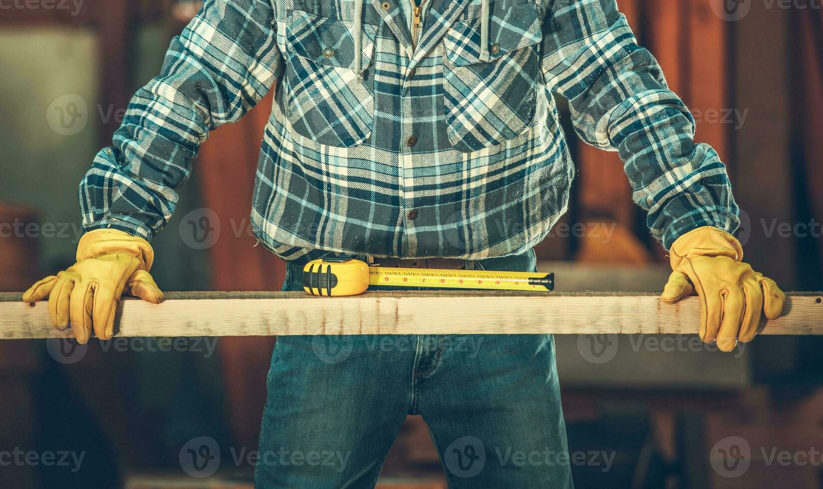 Men and His Woodwork Project Industrial Theme photo