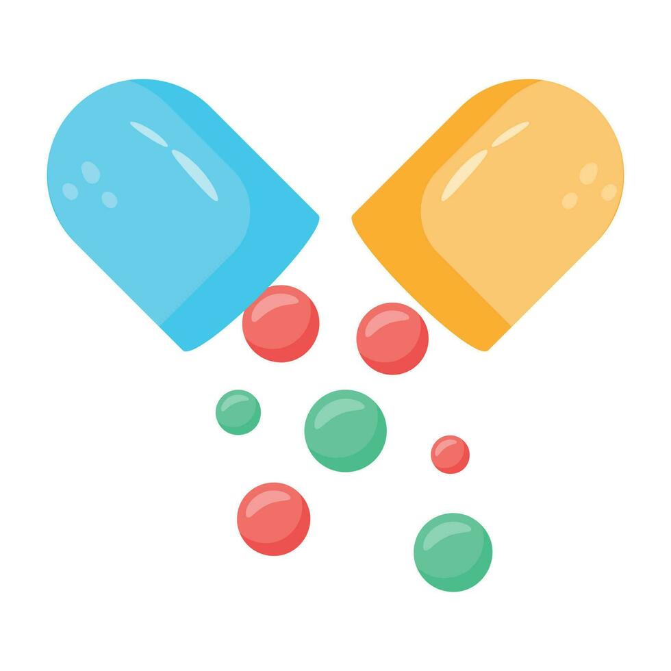 Trendy Open Capsule vector