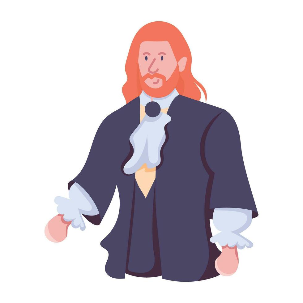 Trendy Male Ruler vector